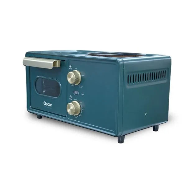 3 in 1 non-stick multifunction mini oven - 700 W - OScar - 60 min timer - Green - 3 month warranty