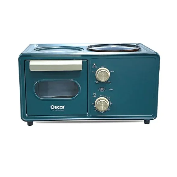 3 in 1 non-stick multifunction mini oven - 700 W - OScar - 60 min timer - Green - 3 month warranty